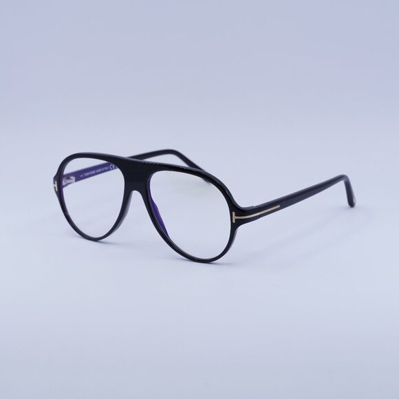 🕶️ New Tom Ford FT5012-B 001 Eyeglasses - Black Frame 53mm